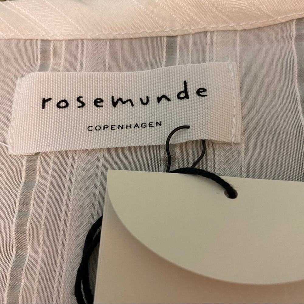 Rosemunde Silk and Cotton Pullover Blouse, white - Picture 7 of 7